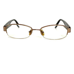 Coach SUZANNA (246) TAN Eyeglasses FRAMES ONLY 52-17-135 Brown Half Rim 19208